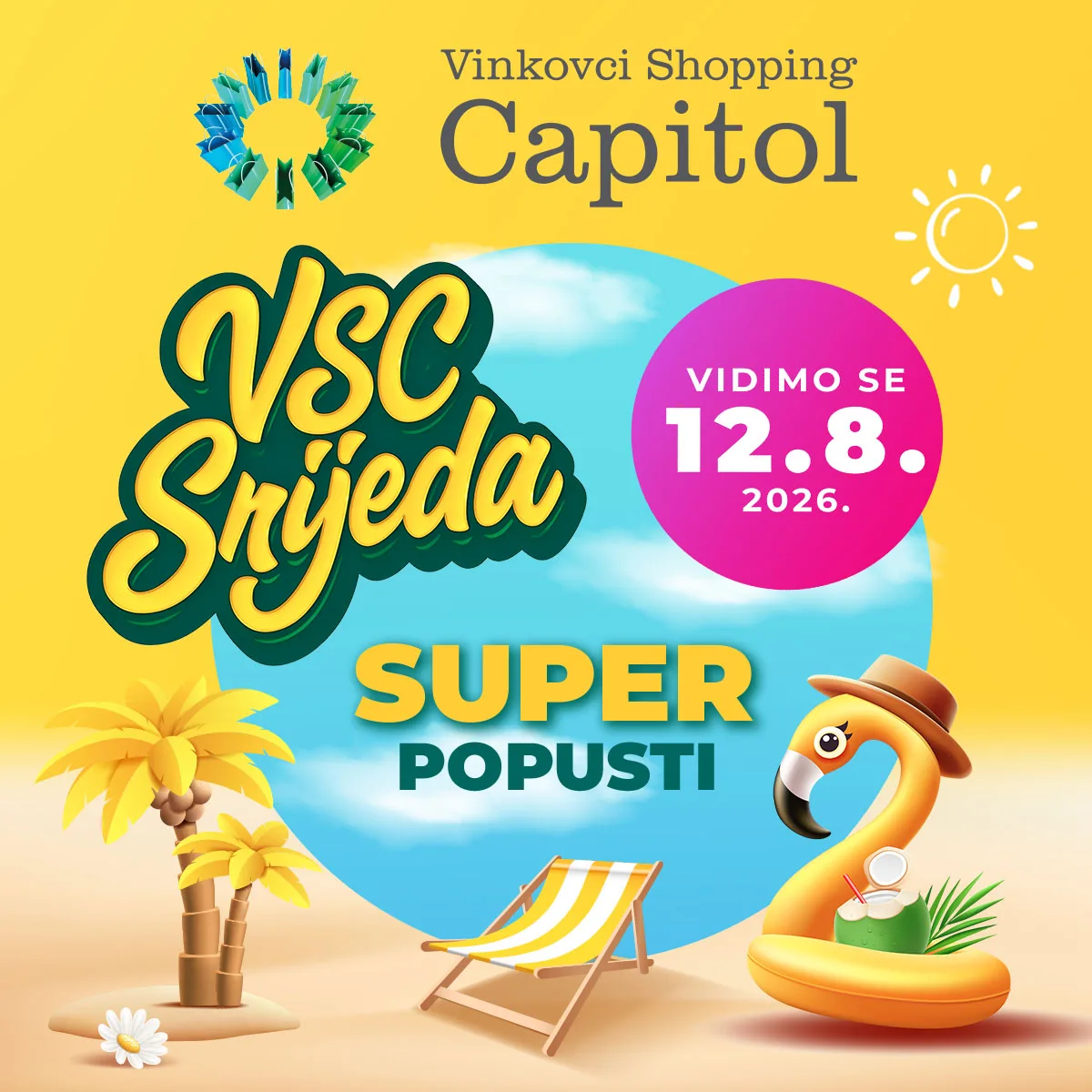 VSC Srijeda 12.08.2026. Web Banneri Google ad 1200x1200 px